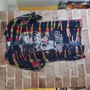 🍄🍄Mushroom Priestess of Oaxaca🍄🍄 Mexico Vintage tie dye tee shirt